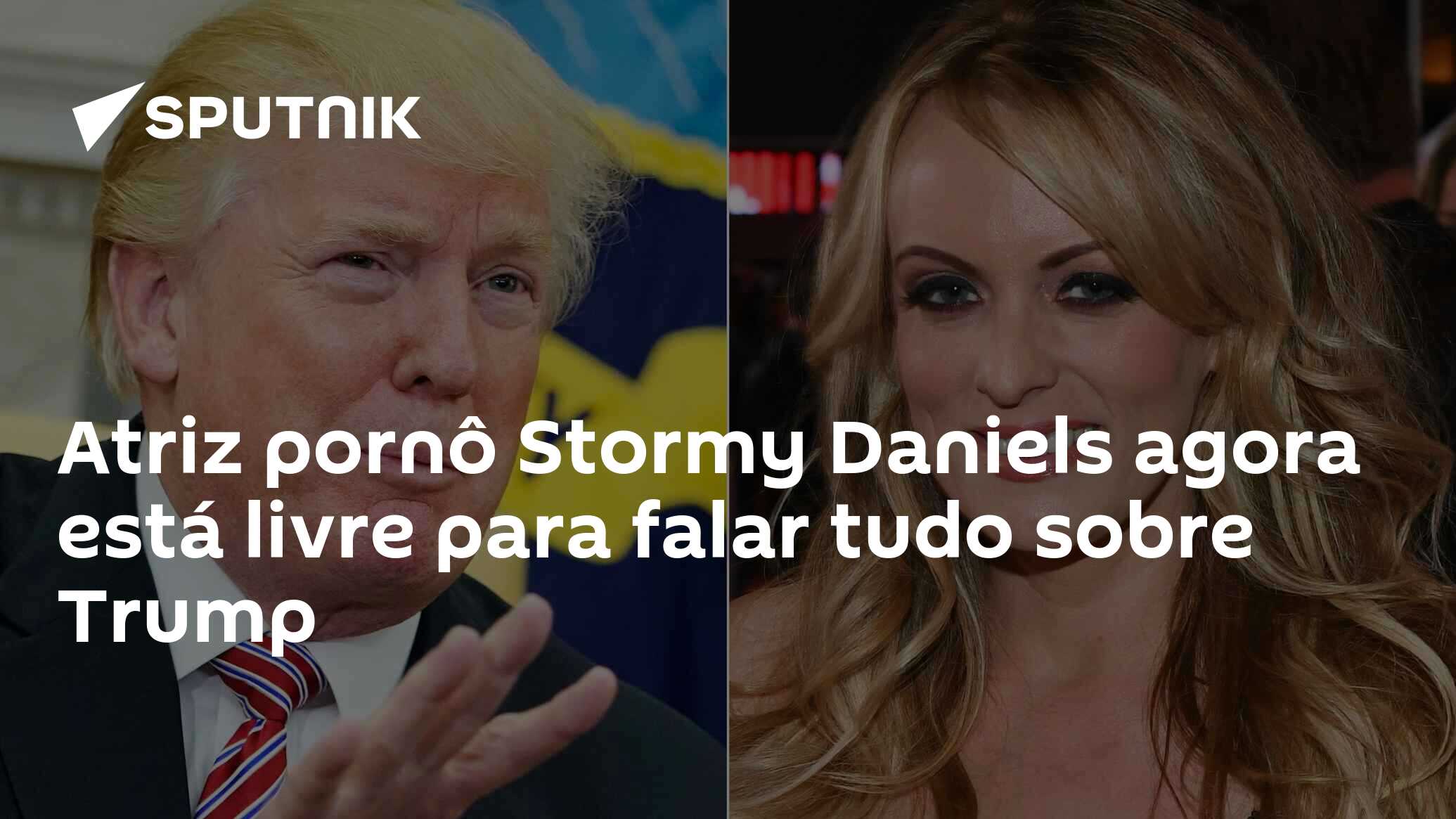 Atriz pornô Stormy Daniels agora está livre para falar tudo sobre Trump -  15.02.2018, Sputnik Brasil