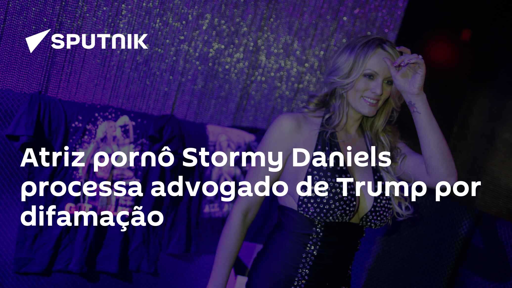 Atriz pornô Stormy Daniels processa advogado de Trump por difamação -  28.03.2018, Sputnik Brasil