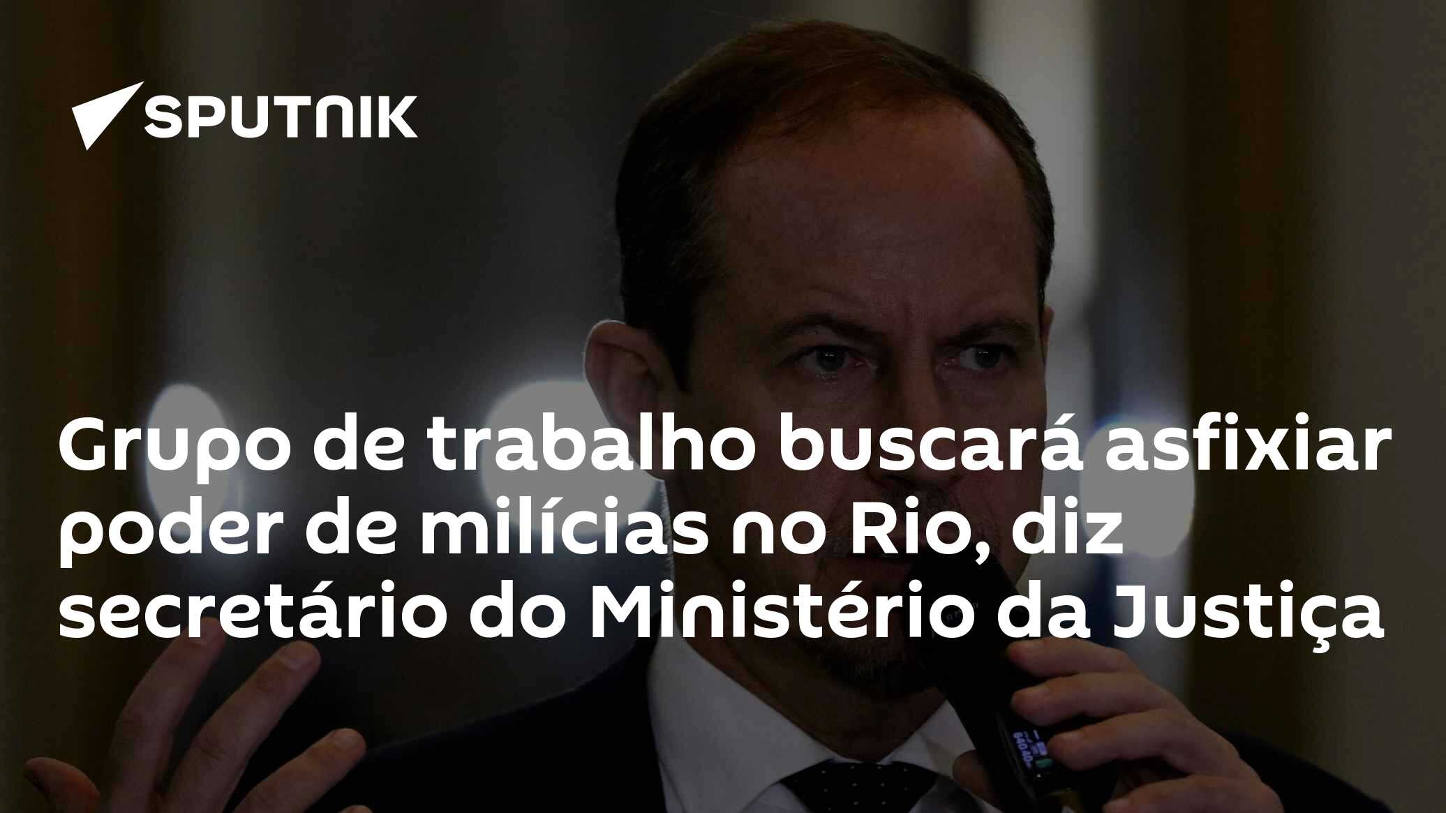 Grupo de trabalho buscará asfixiar poder de milícias no Rio, diz ...