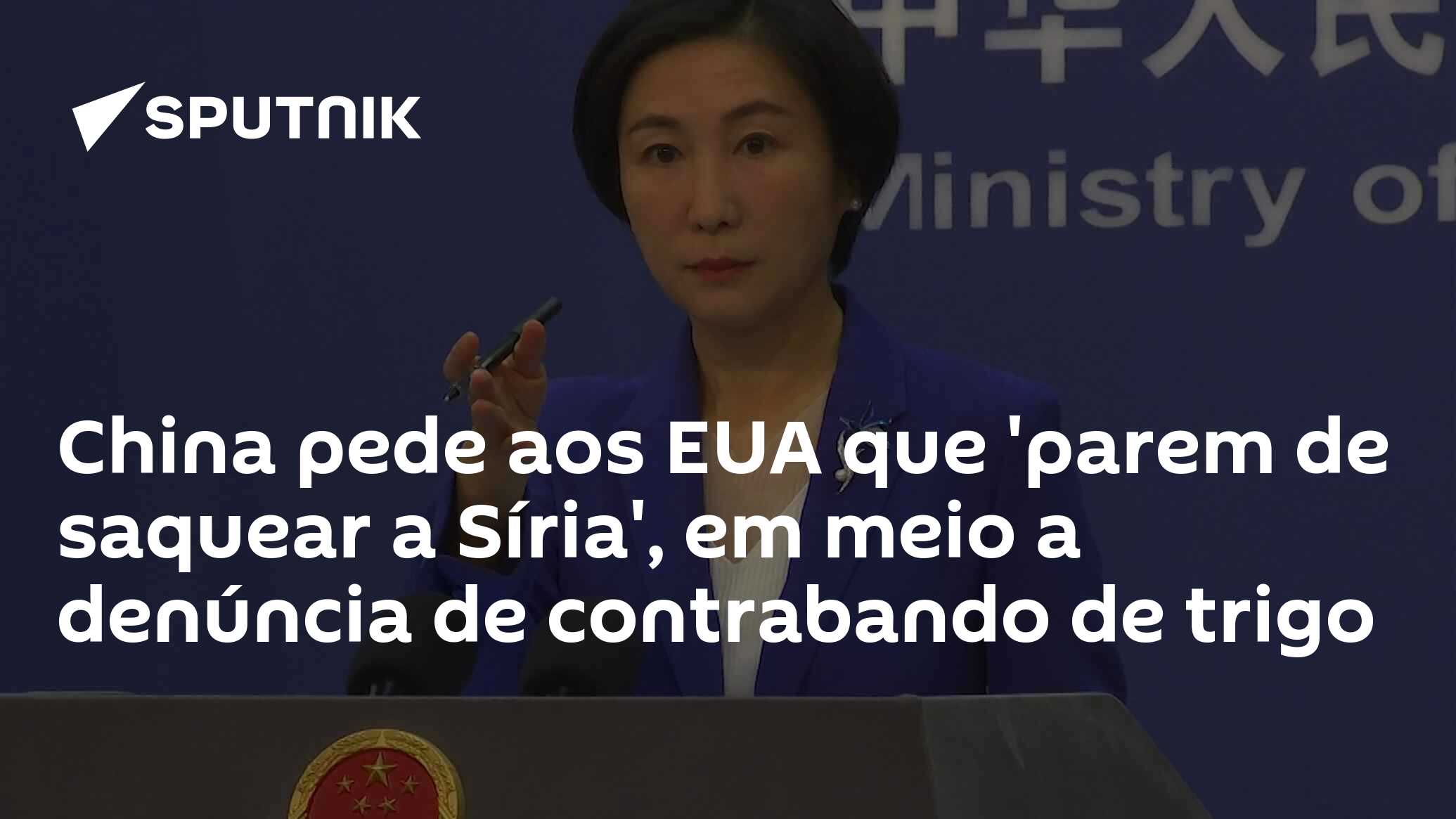 China Pede Aos EUA Que 'parem De Saquear A Síria', Em Meio A Denúncia ...