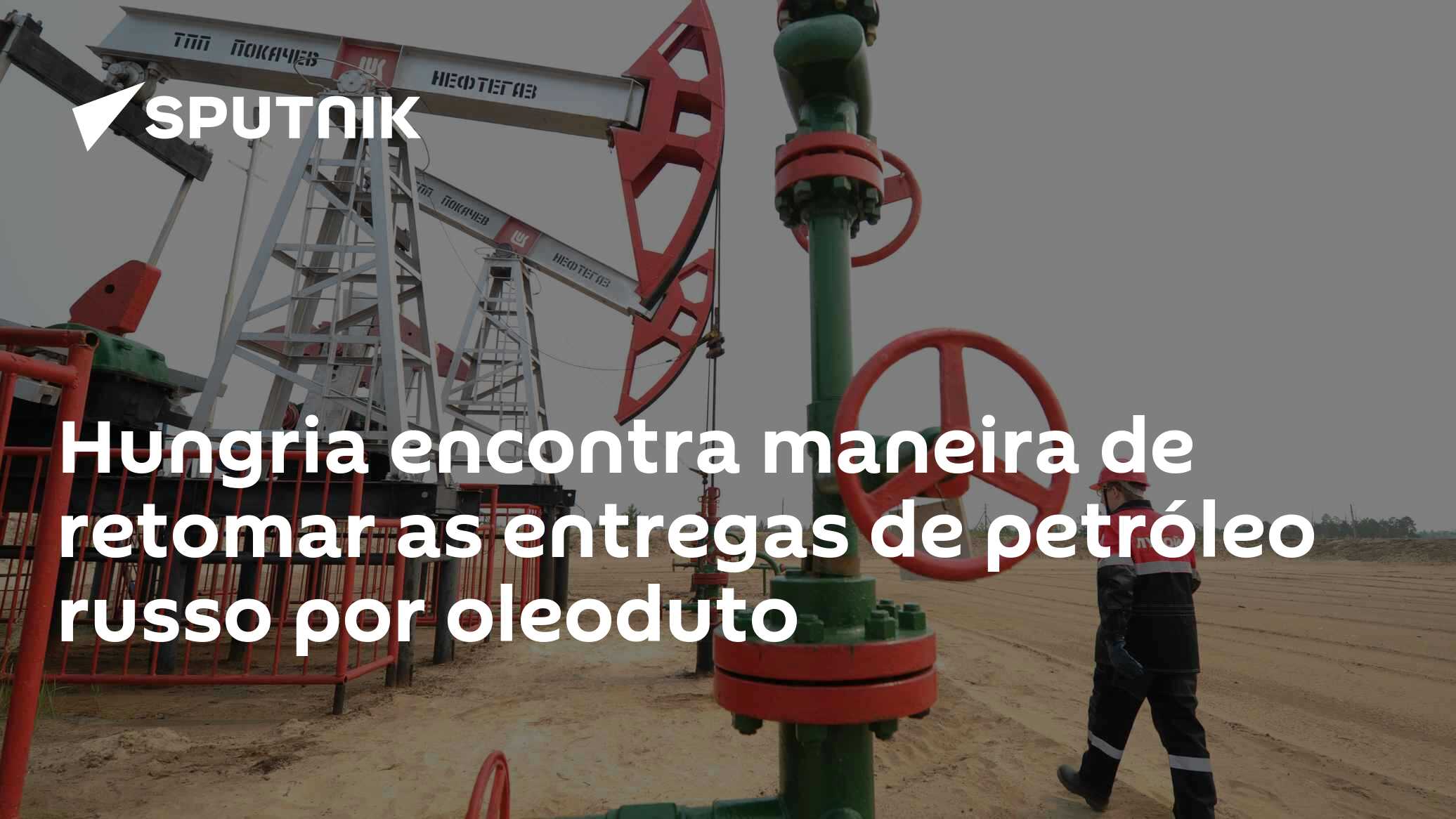 Retumar Hungria encontra maneira de retomar as entregas de petróleo russo por ...