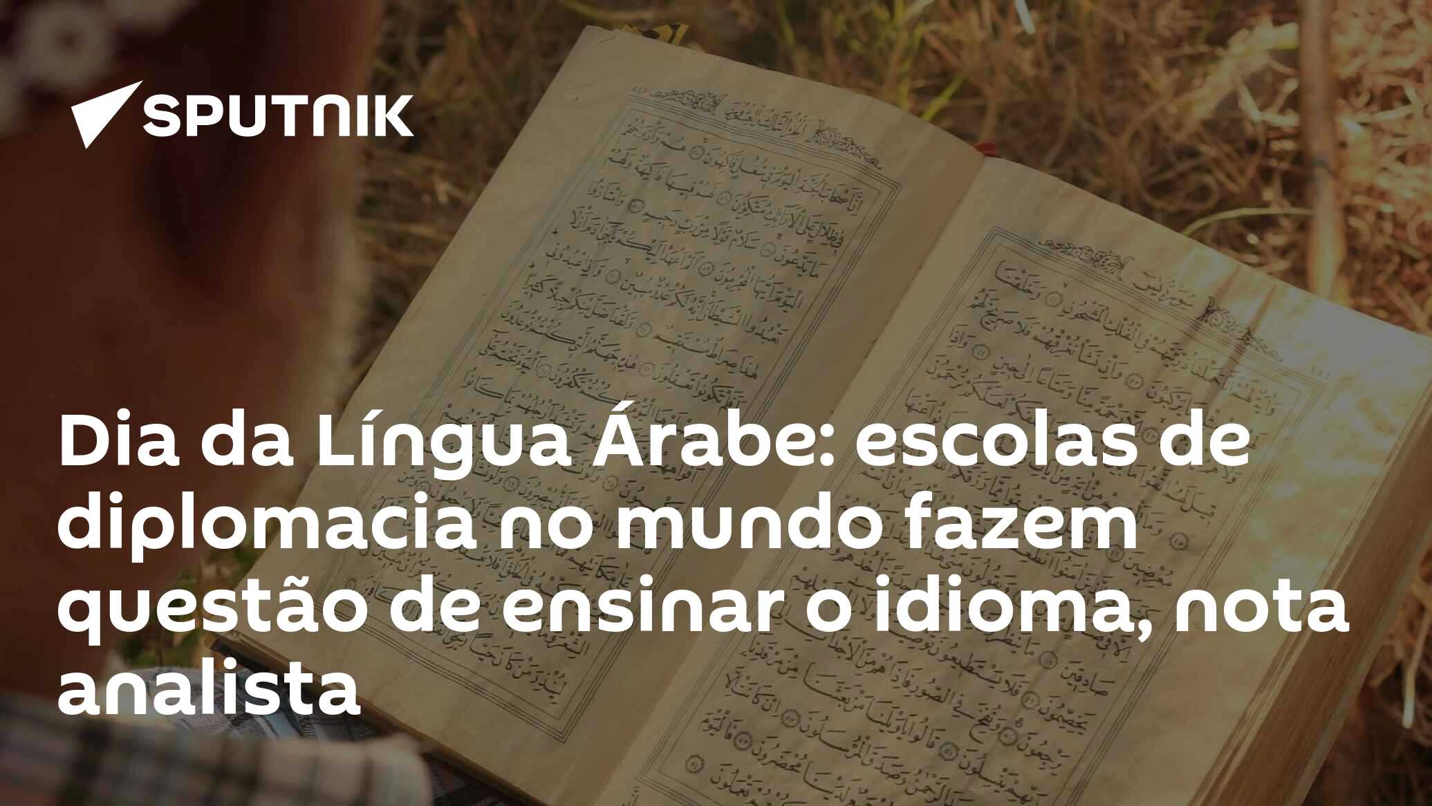 Dia da Língua Árabe: escolas de diplomacia no mundo fazem questão de ...