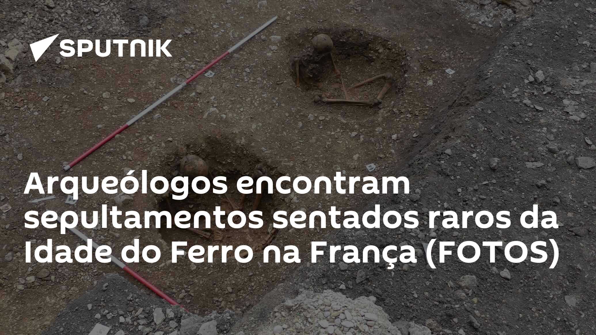 Arqueólogos encontram sepultamentos sentados raros da Idade do Ferro na França (FOTOS)