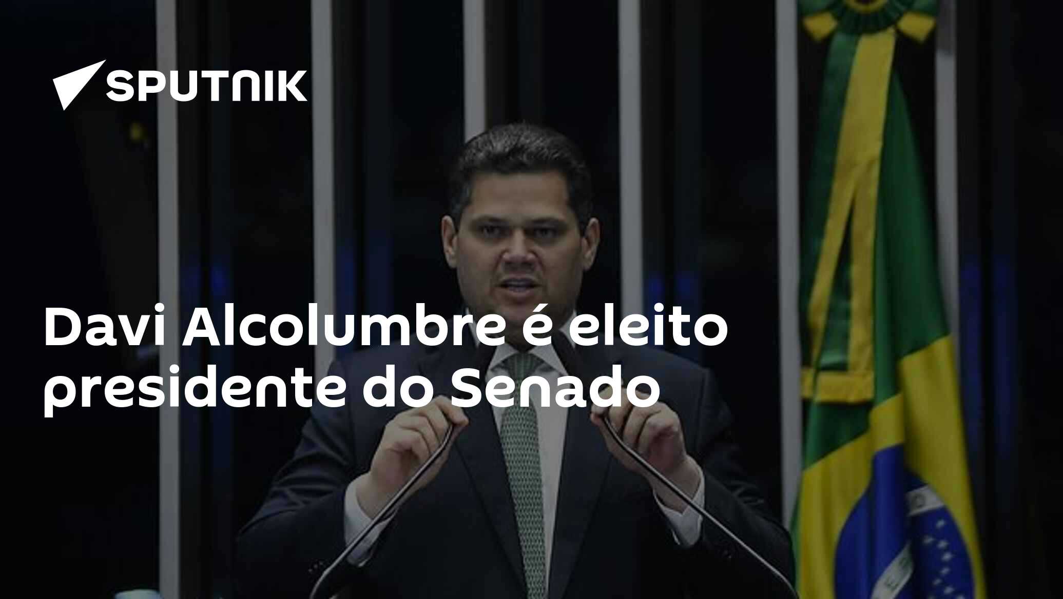 Davi Alcolumbre é eleito presidente do Senado