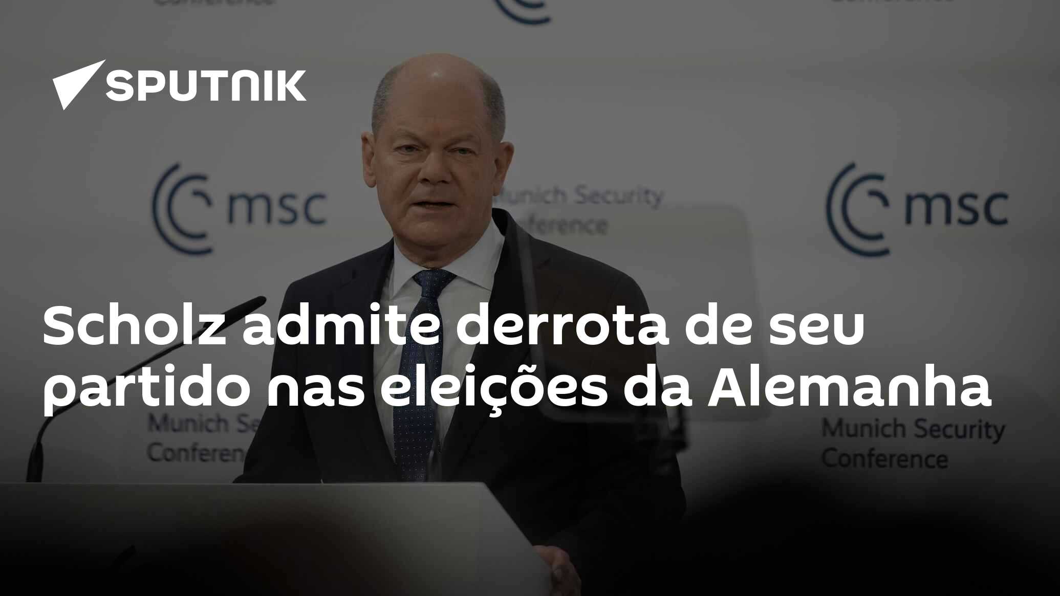 Scholz admite derrota de seu partido nas eleições da Alemanha