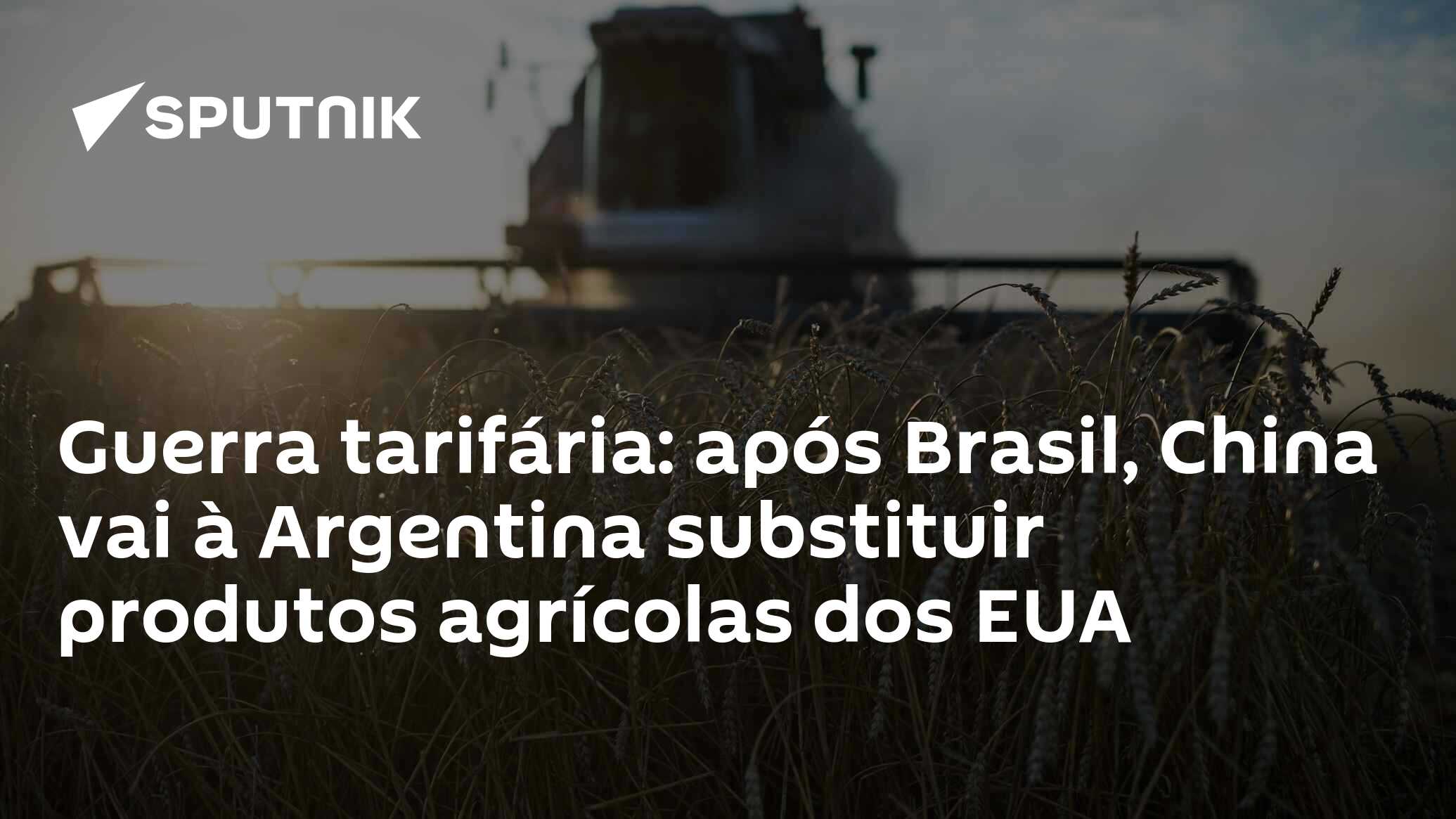 Guerra tarifária: após Brasil, China vai à Argentina substituir produtos agrícolas dos EUA