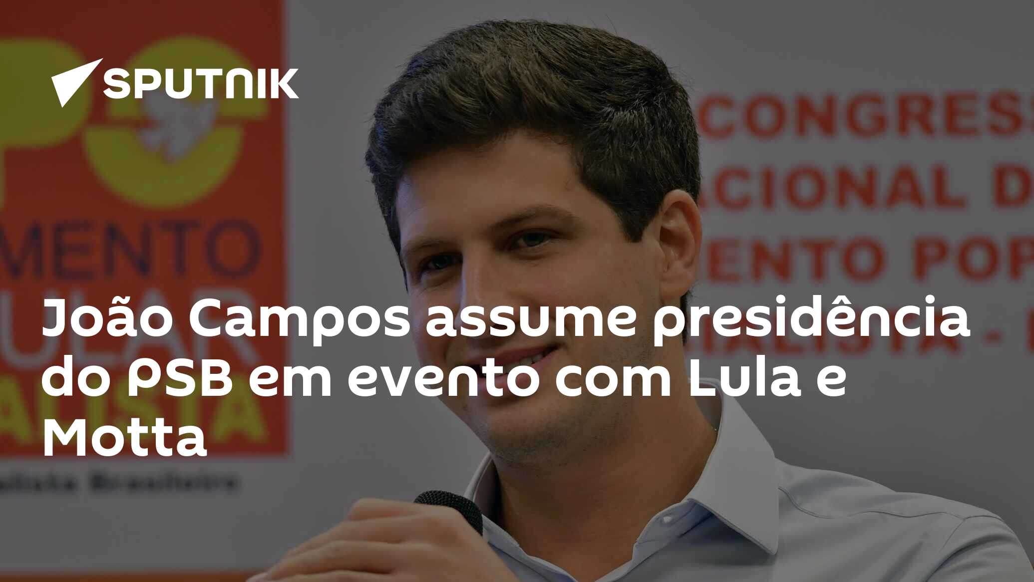 João Campos assume presidência do PSB em evento com Lula e Motta
