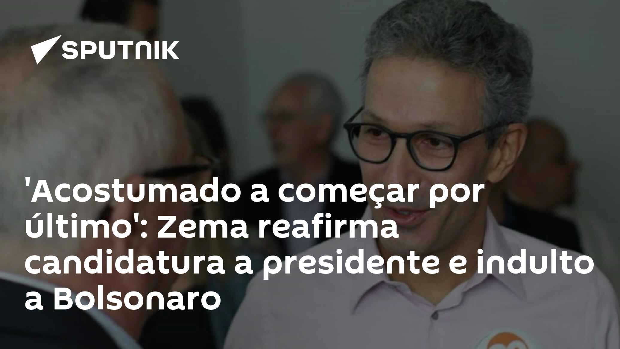‘Acostumado a começar por último’: Zema reafirma candidatura a presidente e indulto a Bolsonaro
