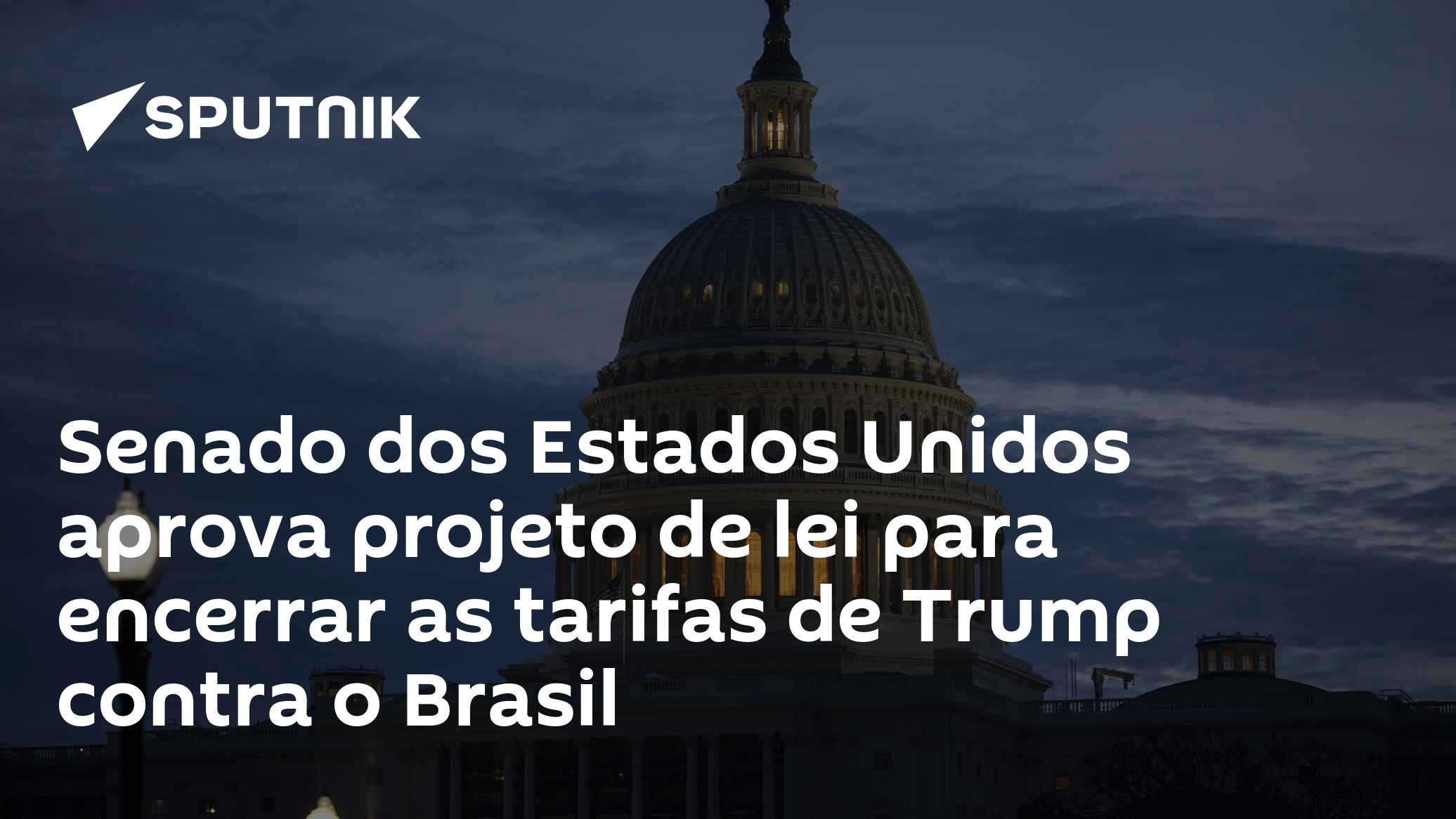 Senado dos Estados Unidos aprova projeto de lei para encerrar as ...