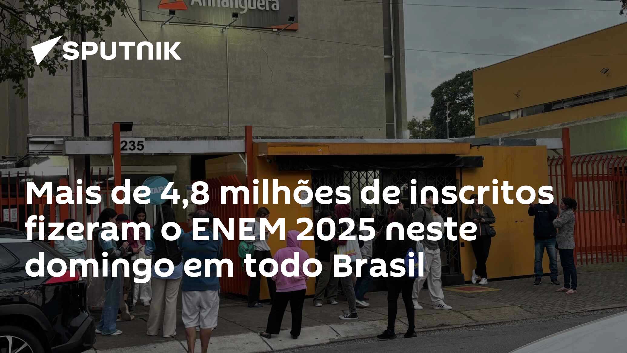 Mais de 4,8 milhões de inscritos fizeram o ENEM 2025 neste domingo em ...