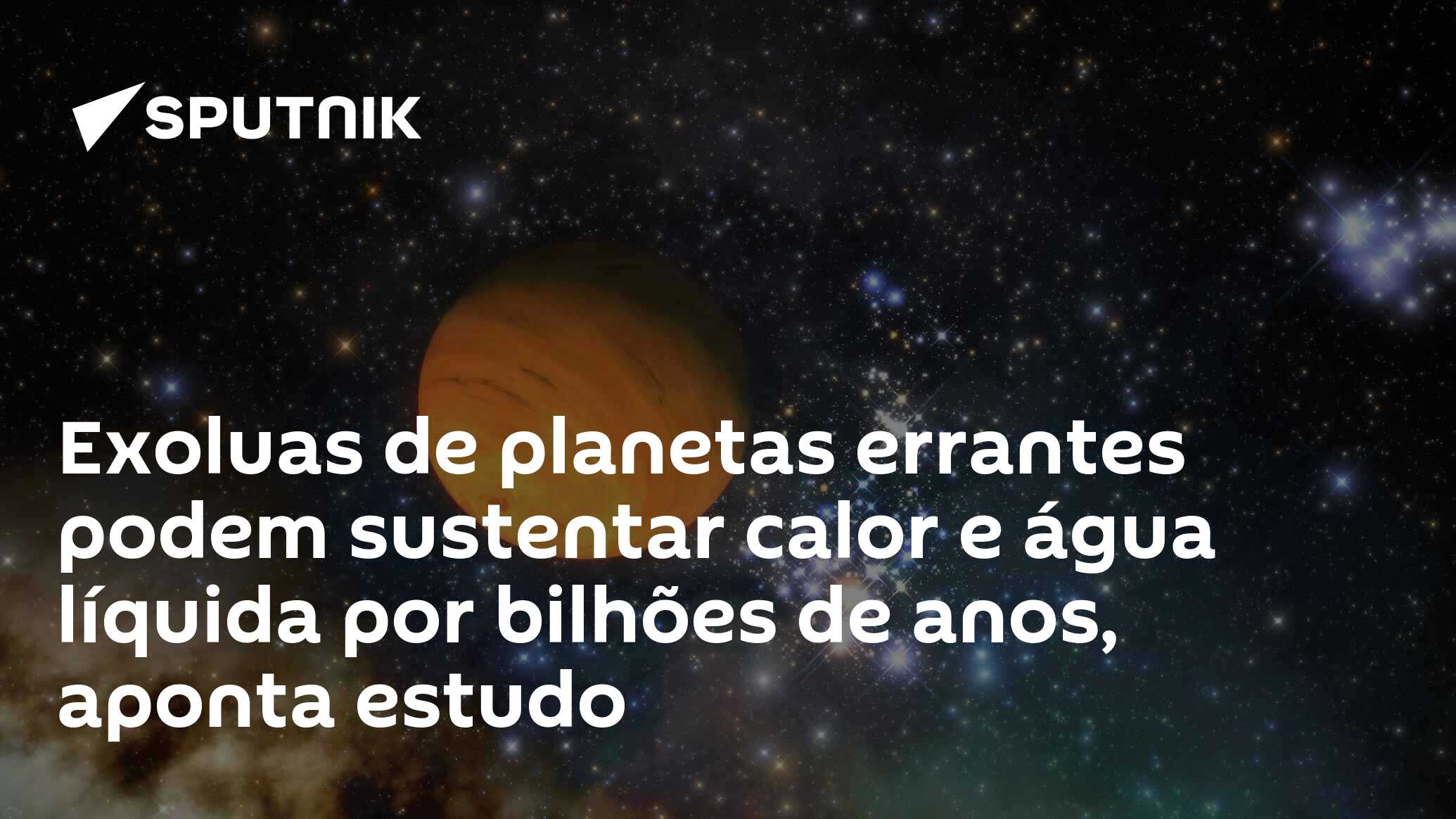 Exoluas de planetas errantes podem sustentar calor e água líquida por bilhões de anos, aponta estudo