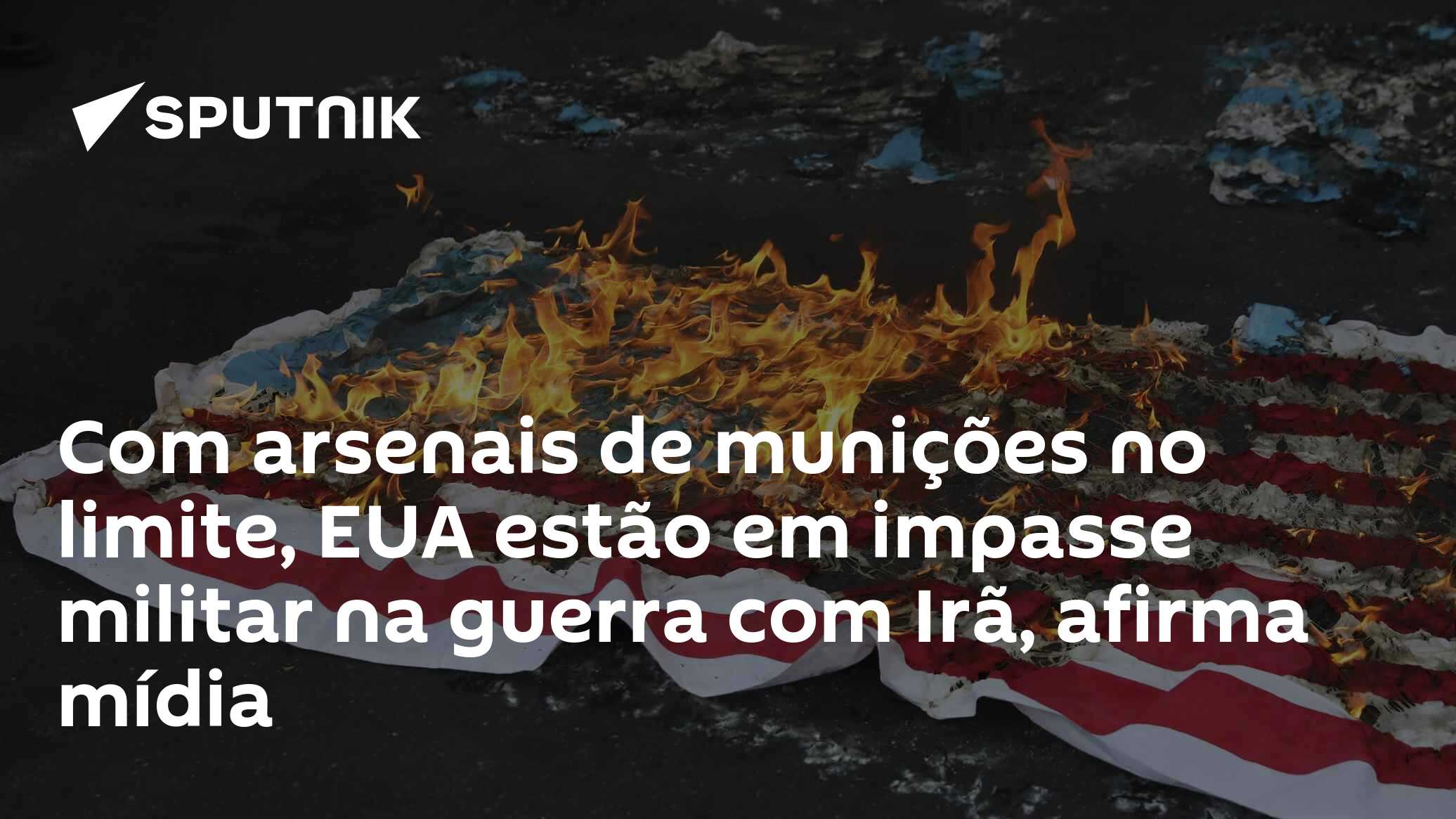 Com arsenais de munições no limite, EUA estão em impasse militar na guerra com Irã, afirma mídia