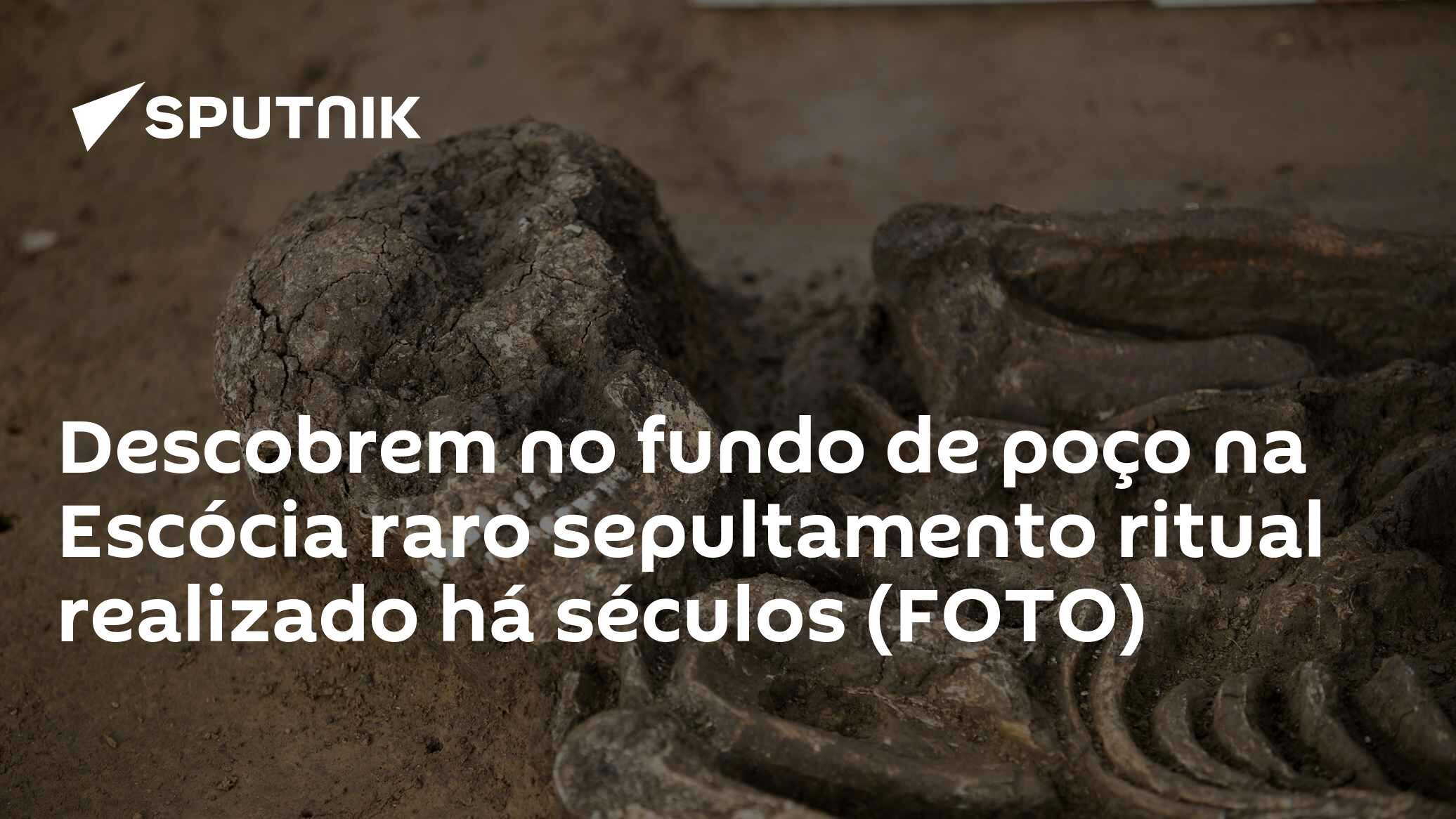 Descobrem no fundo de poço na Escócia raro sepultamento ritual realizado há séculos (FOTO)