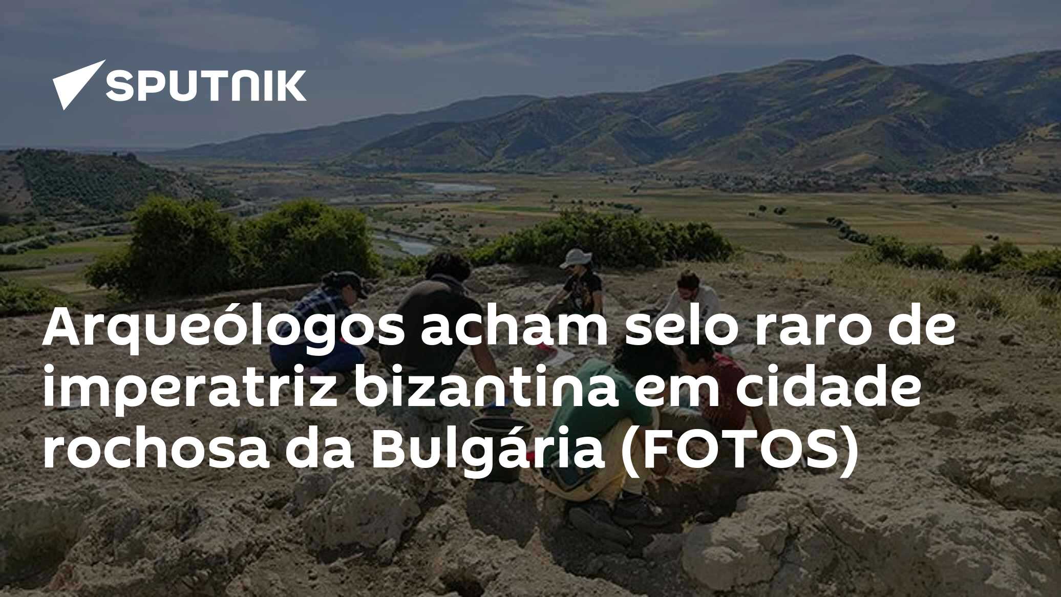 Arqueólogos acham selo raro de imperatriz bizantina em cidade rochosa da Bulgária (FOTOS)