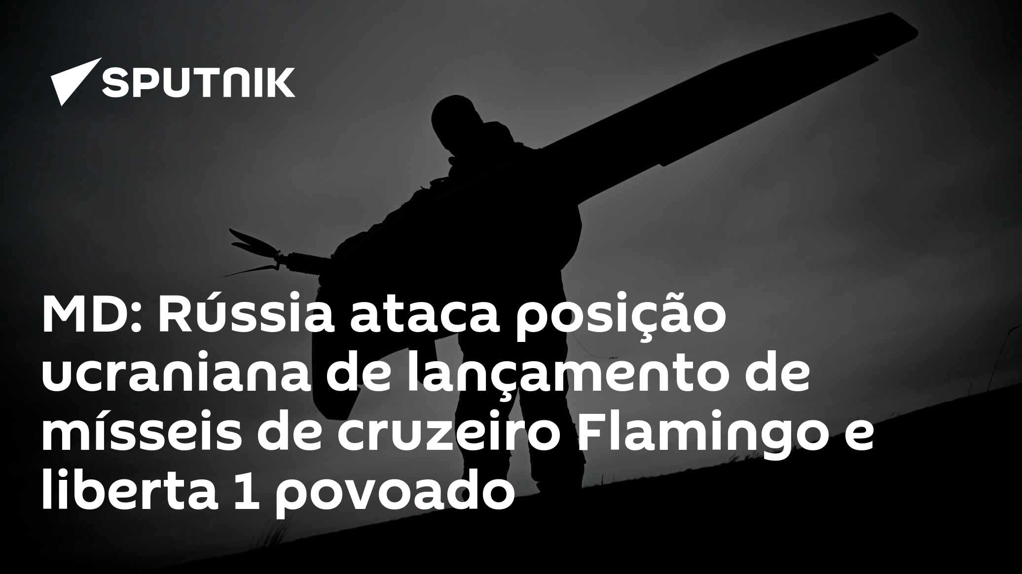 MD: Rússia ataca posição ucraniana de lançamento de mísseis de cruzeiro Flamingo e liberta 1 povoado