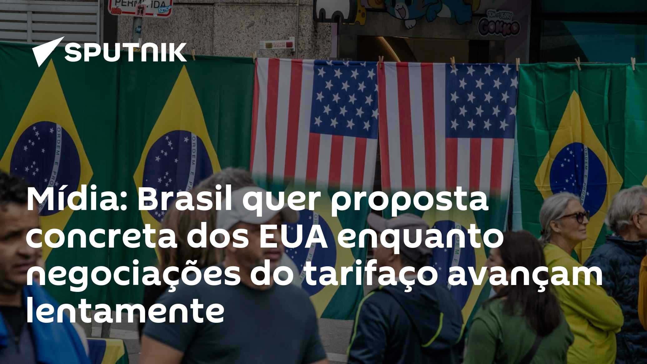 Mídia: Brasil quer proposta concreta dos EUA enquanto negociações do tarifaço avançam lentamente