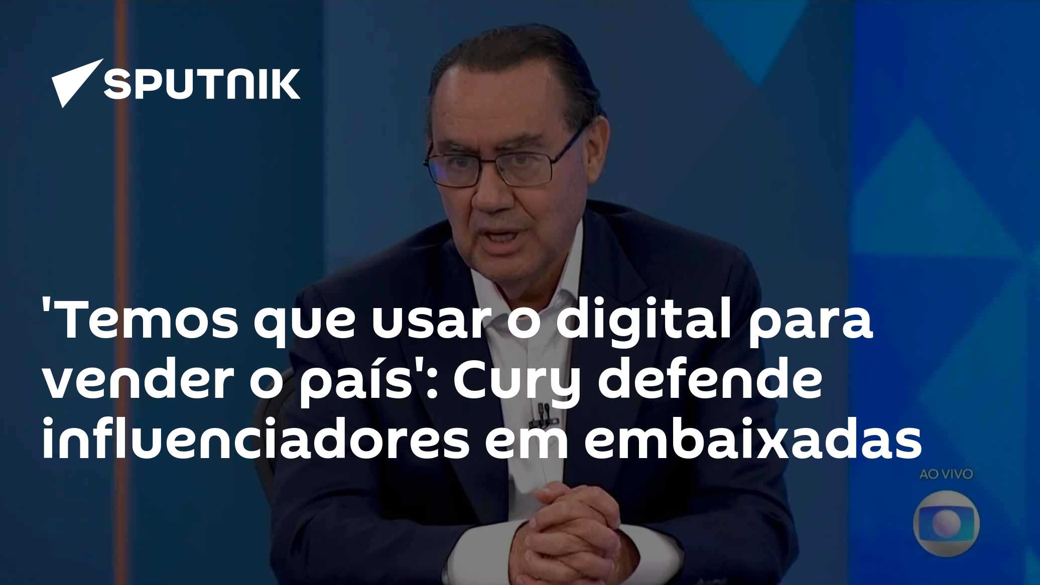 'Temos que usar o digital para vender o país': Cury defende influenciadores em embaixadas
