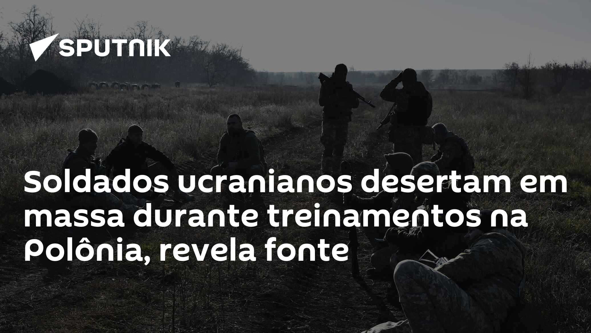 Soldados ucranianos desertam em massa durante treinamentos na Polônia, revela fonte