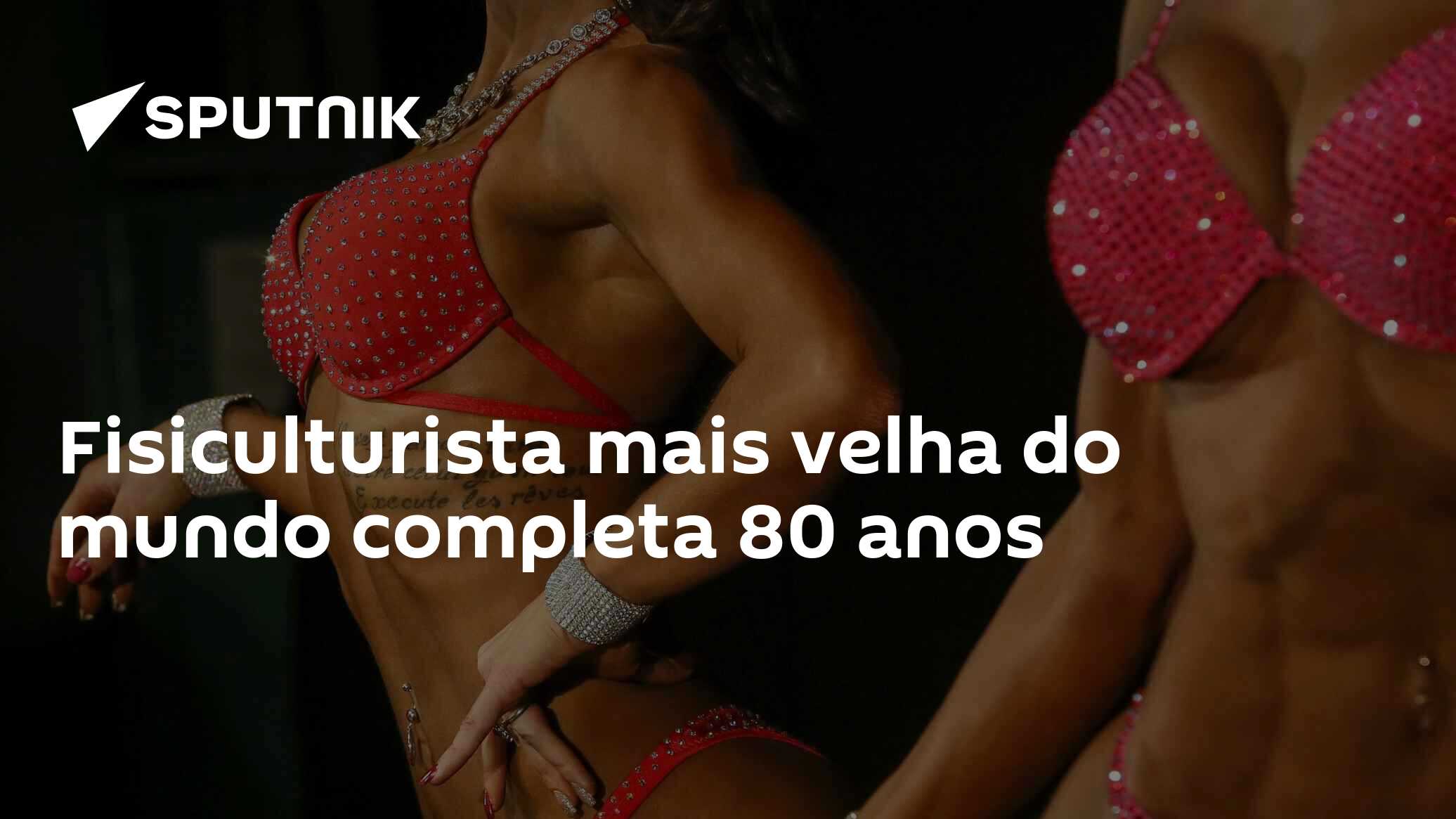 Fisiculturista mais velha do mundo completa 80 anos - 03.07.2016, Sputnik  Brasil