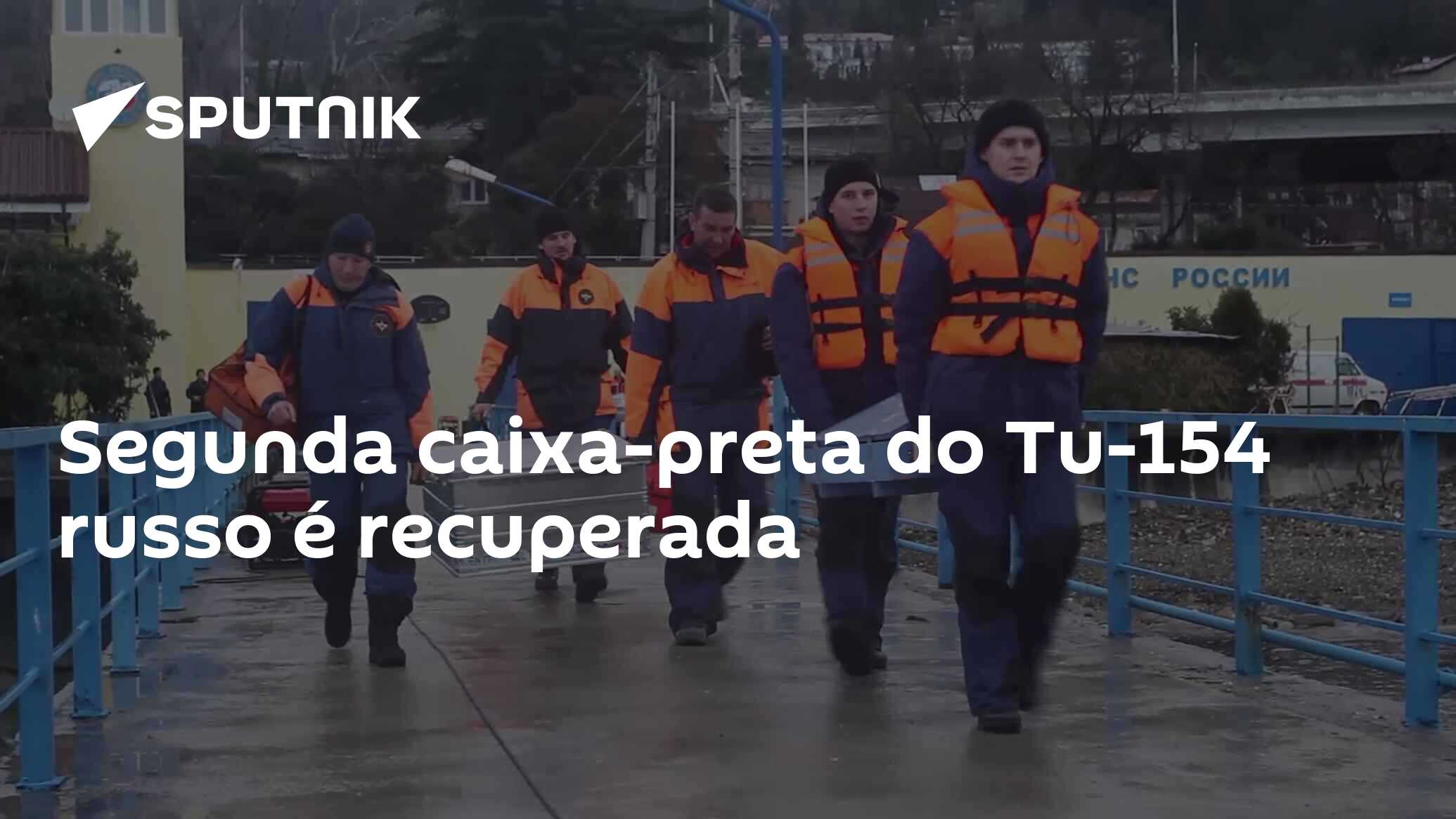 Segunda caixa-preta do Tu-154 russo é recuperada - 28.12.2016, Sputnik  Brasil