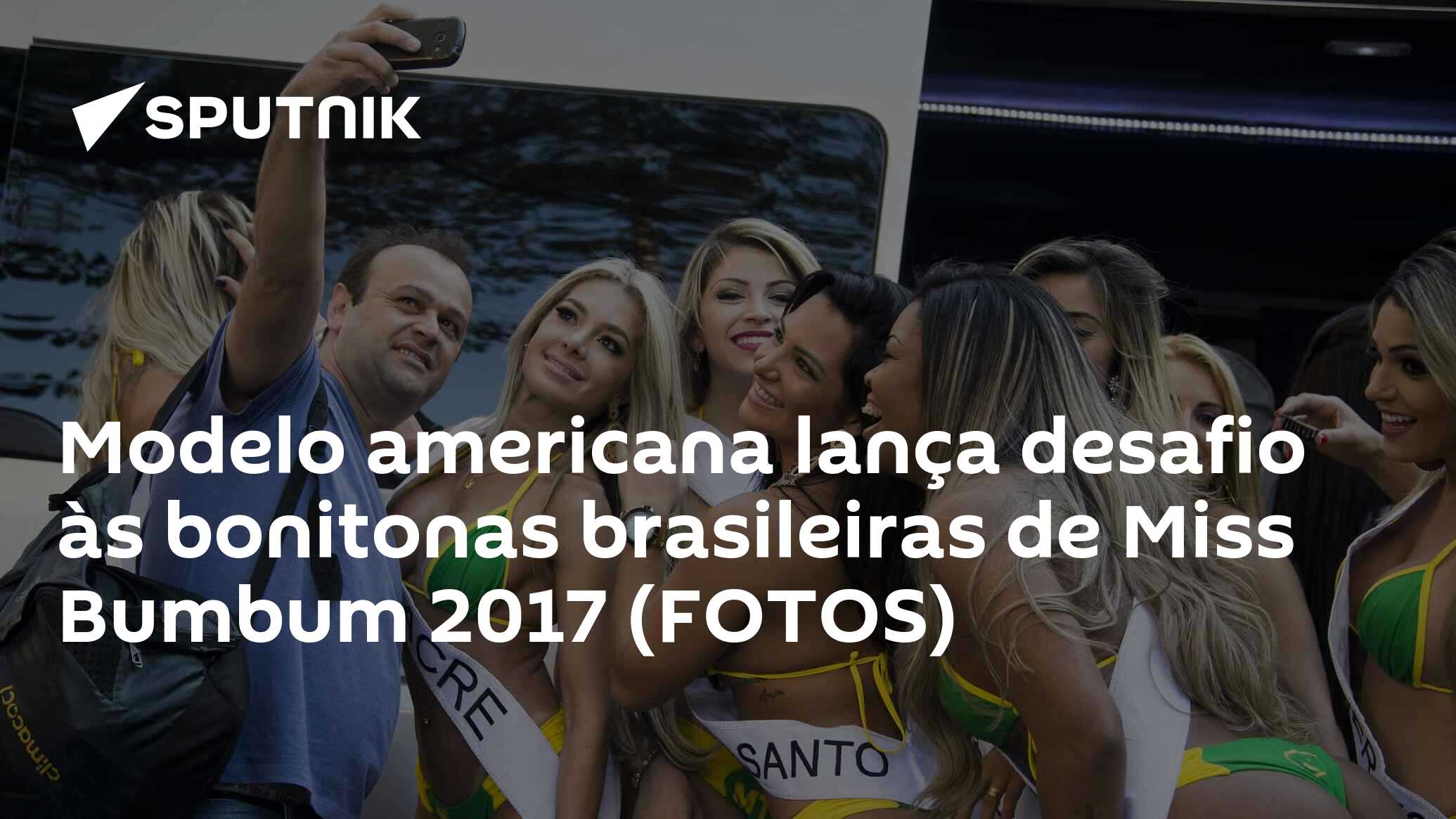 Modelo americana lança desafio às bonitonas brasileiras de Miss Bumbum 2017  (FOTOS) - 01.07.2017, Sputnik Brasil