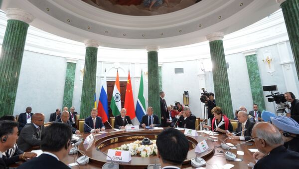 O encontro dos chefes das delegações dos países-membros do BRICS - Sputnik Brasil
