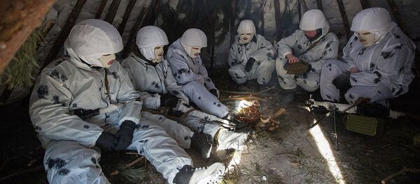 Soldados russos no Ártico Soldados russos no Ártico - Sputnik Brasil