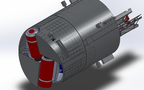 Um modelo de geokhod (máquina de perfuração) - Sputnik Brasil