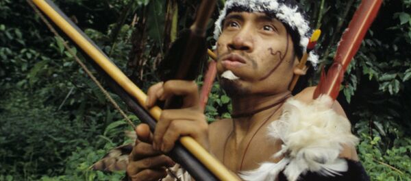 Índio da tribo ianomâmis - Sputnik Brasil