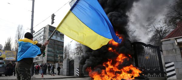Protestos na Ucrânia - Sputnik Brasil