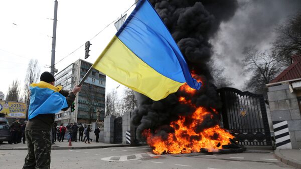 Protestos na Ucrânia - Sputnik Brasil