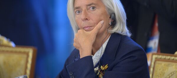 Christine Lagarde na segunda reunião de trabalho da cimeira do G20 - Sputnik Brasil