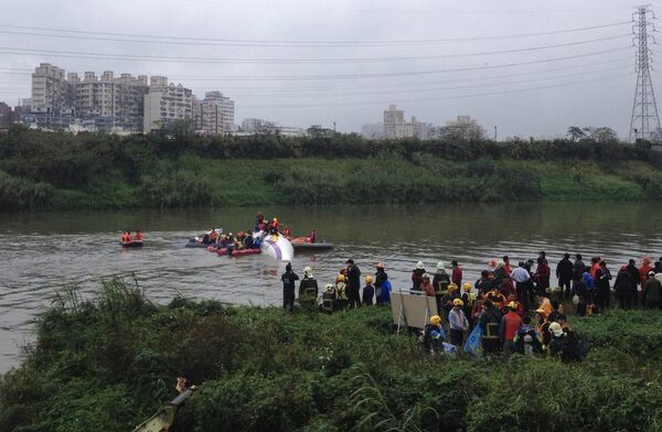 Acidente de TransAsia - Sputnik Brasil