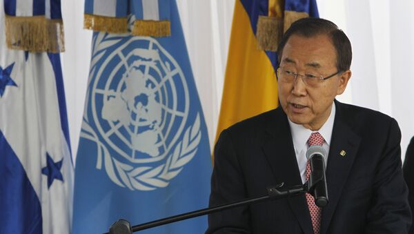 Secretário-geral da ONU, Ban Ki-moon - Sputnik Brasil