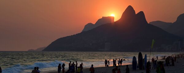 Pôr do sol em Ipanema Pôr do sol em Ipanema - Sputnik Brasil