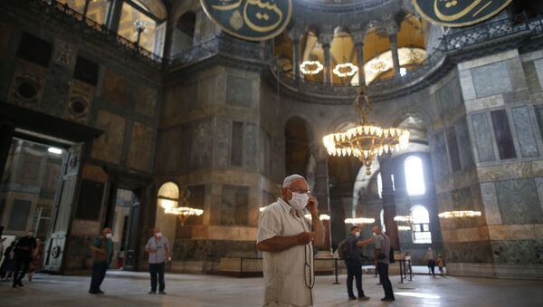 Hagia Sophia, a Basílica de Santa Sofia, em Istambul, na Turquia - Sputnik Brasil