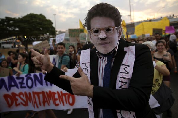 Queda de Salles pode pôr fim à gestão ambiental 'mula sem cabeça' na era Bolsonaro, diz analista - Sputnik Brasil