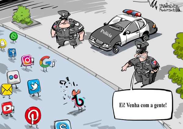 De mania jovem a arma geopolítica: como TikTok impacta as relações entre EUA e China? - Sputnik Brasil