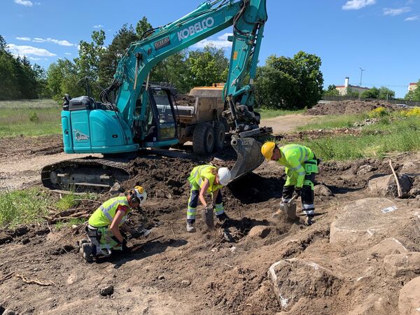 Fazenda viking é descoberta em meio à construção urbana na Suécia (FOTOS) - Sputnik Brasil