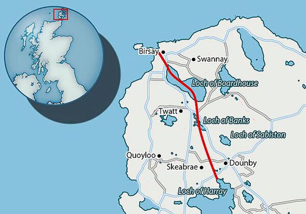 Canal utilizado por vikings para transportar mercadorias é descoberto na Escócia (FOTOS) - Sputnik Brasil