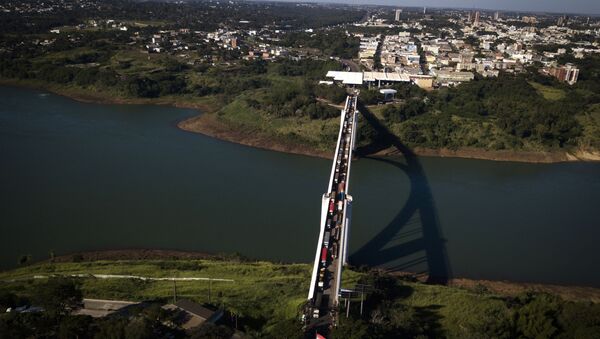 Ponte da Amizade entre Brasil e Paraguai - Sputnik Brasil