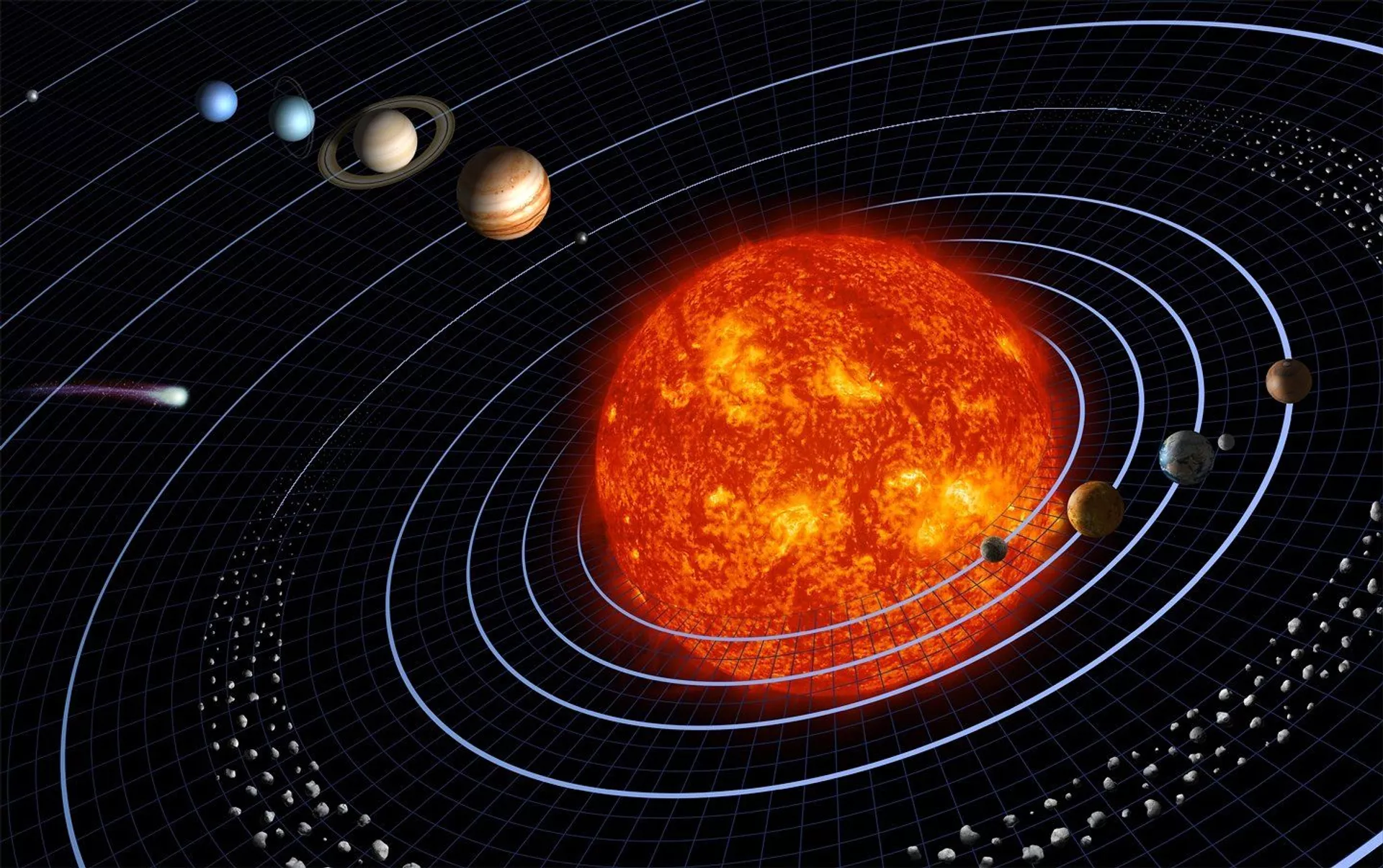 Astrônomos desvendam mistério da formação da nuvem de Oort nos confins do Sistema Solar Astrônomos desvendam mistério da formação da nuvem de Oort nos confins do Sistema Solar - Sputnik Brasil, 1920, 03.06.2021