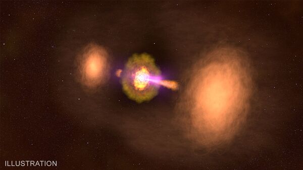 Galáxia semelhante à nave espacial de Darth Vader é descoberta pela NASA (FOTOS) - Sputnik Brasil