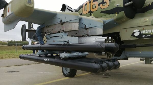 Complexo de mísseis guiados Vikhr-1 - Sputnik Brasil