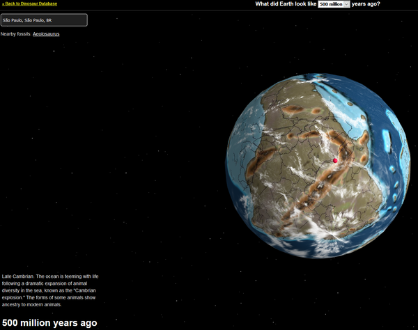 Mapa interativo da Terra mostra onde estava sua cidade natal há 750 milhões de anos (FOTO) Mapa interativo da Terra mostra onde estava sua cidade natal há 750 milhões de anos (FOTO) - Sputnik Brasil