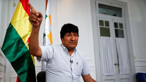 Ex-presidente da Bolívia Evo Morales no exílio em Buenos Aires - Sputnik Brasil