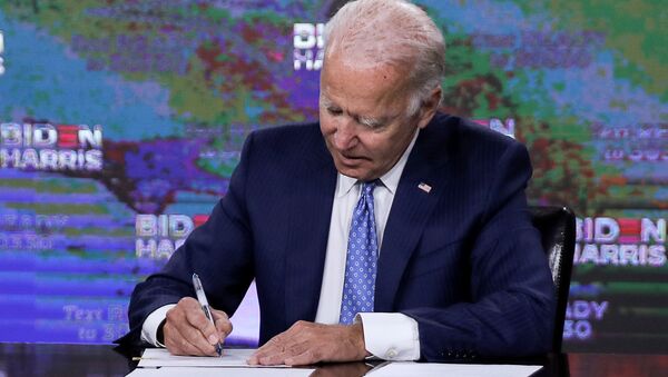 Joe Biden em Wilmington, Delaware. Foto de agosto de 2020. - Sputnik Brasil