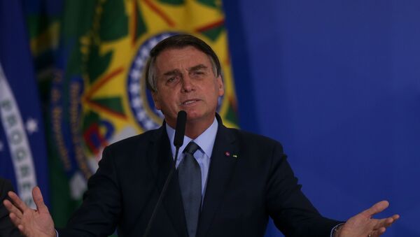 Presidente Jair Bolsonaro durante evento em Brasília, 16 de setembro de 2020 - Sputnik Brasil