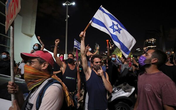 Protesto contra o governo em Israel termina com quase 40 pessoas detidas - Sputnik Brasil
