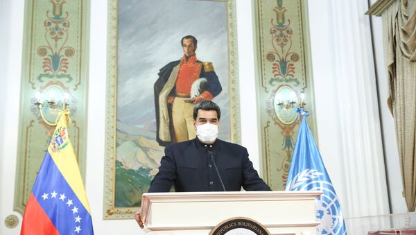 Maduro participando de sessão virtual de Assembleia Geral da ONU - Sputnik Brasil